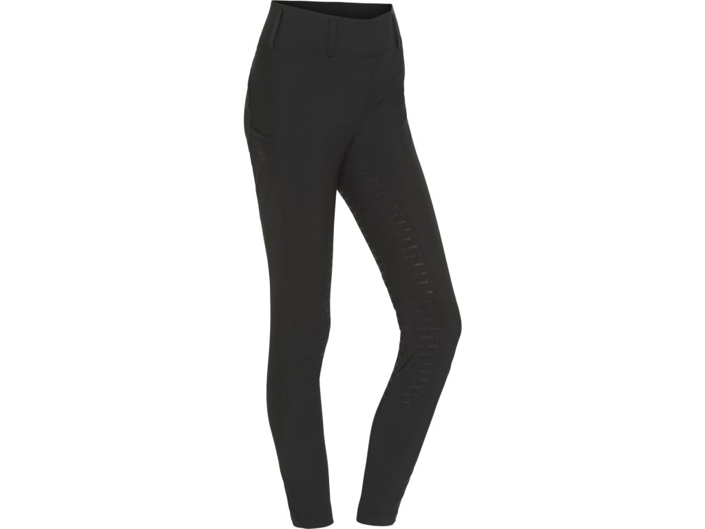 Legginsy River CATAGO, z gripem, damskie, czarne