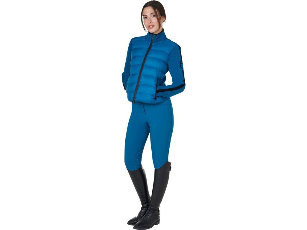 Kurtka hybrydowa Equestro, damska, blue coral (Rozmiar L)