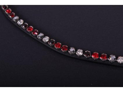 Naczółek PresTeq, black/burgundy