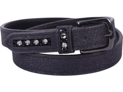 Pasek Shimmer QHP, damski, czarny