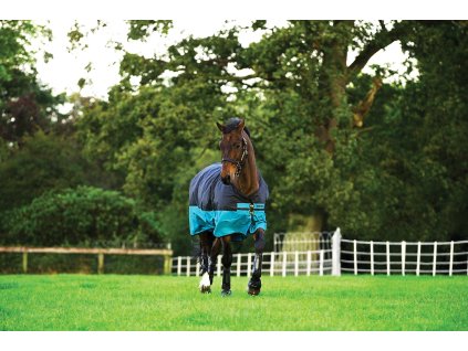 Wodoodporna derka Mio, 0 g, black/turquoise