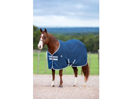 Derka stajenna Amigo, 0 g, navy/silver