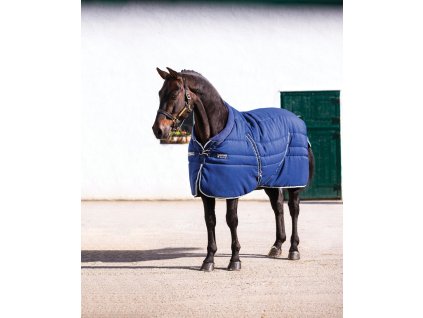 Derka stajenna Rambo Cosy, 400 g, navy/beige/baby blue