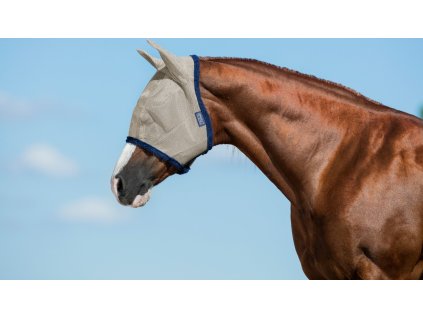 Maska przeciw owadom Amigo, z ochroną uszu, oatmeal/navy