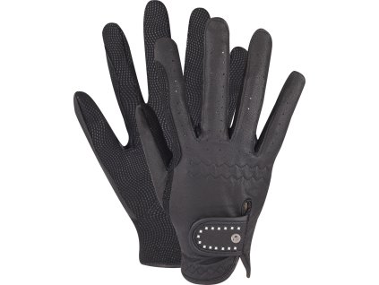 Rękawiczki jeździeckie Allrounder ELT, zimowe, czarne