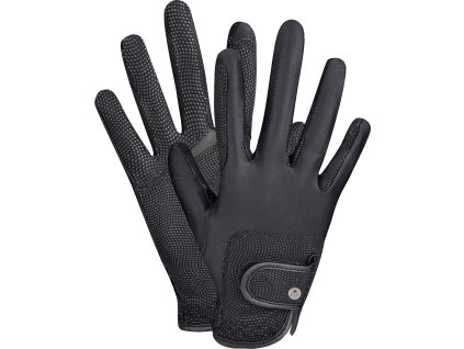 Rękawice jeździeckie Metropolitan ELT, czarne