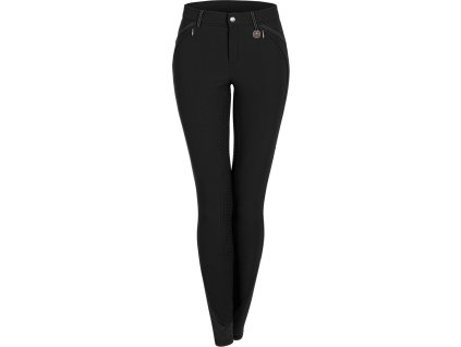 Bryczesy Danella ELT, z pełnym lejem, czarne