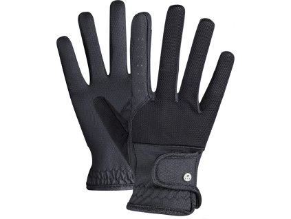 Rękawiczki jeździeckie Estelle ELT, czarne