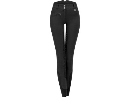 Bryczesy Fun Sport Silicone ELT, z lejem, zimowe, damskie, czarne