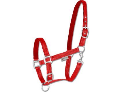Kantar Perlon Satin Waldhausen, red (Rozmiar PONY)