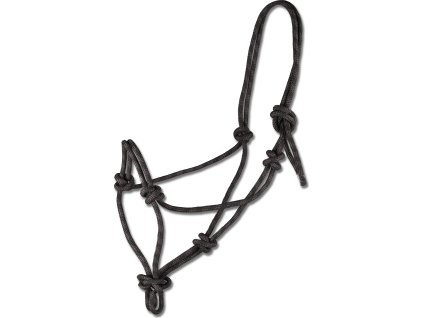 Halter sznurkowy Waldhausen, czarno-brązowy