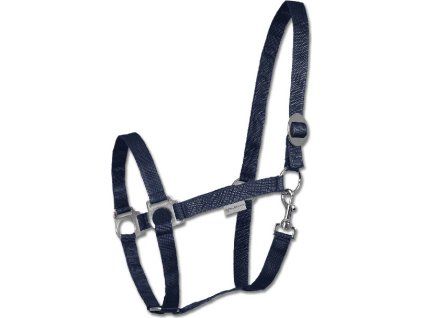 Kantar Perlon Waldhausen, niebieski (Rozmiar PONY)