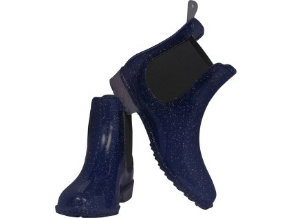 Gumowe sztyblety Sparkle ELT, night blue