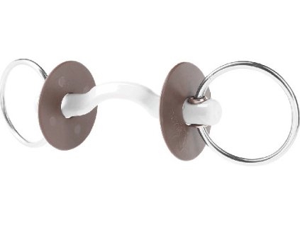 Wędzidło niełamane Konnex BERIS, twarde, 7,5 cm, 18 mm