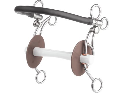 Wędzidło niełamane Tandem US Comfort BERIS, twarde, 18 mm