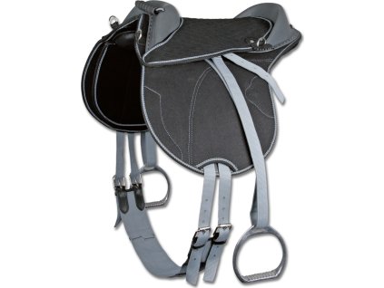 Siodło Waldhausen, dziecięce, black/grey