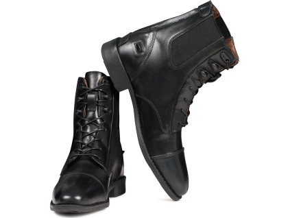 Sztyblety skórzane Jodhpur Belfort ELT, damskie, czarne