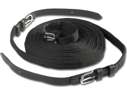 Wodze miękkie Waldhausen, różne długości, czarne