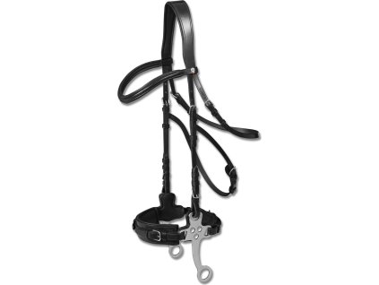 Ogłowie X-Line Hackamore Waldhausen, czarne