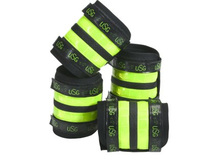 Owijki odblaskowe USG, 4 szt., neon yellow