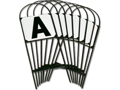 Markery z literami Waldhausen, ujeżdżeniowe, 8 sztuk