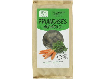 Pamlsky pro koně Naturelles Hippotonic, bez obilovin, 1 kg, mrkvové