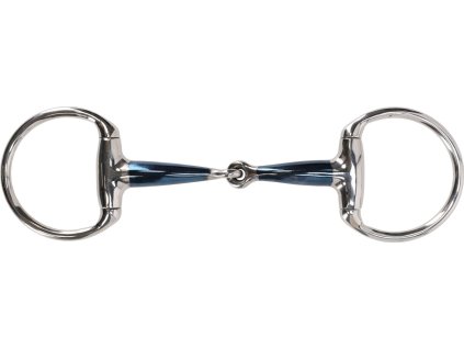 Wędzidło oliwkowe pojedynczo łamane Anatomiczne QHP, 14mm, słodkie żelazo