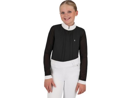 Koszulka konkursowa Sennah QHP, dziecięca, czarna