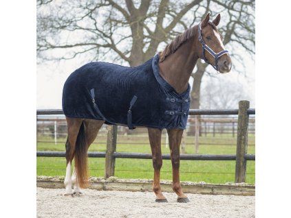 Chłodząca derka Sensisoft QHP, navy (Długość pleców 145 cm)