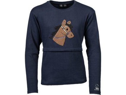 T-shirt Mia HKM, dziecięcy, deep blue