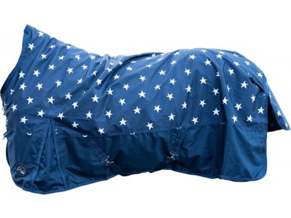 Derka padokowa Norwich HKM, z wysokim kołnierzem, 100 g, navy blue with stars