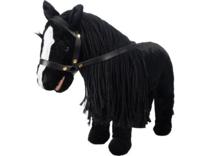 Pluszowy kucyk Cuddle HKM, czarny