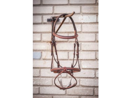 Ogłowie Hunter US Penelope, chestnut/havana