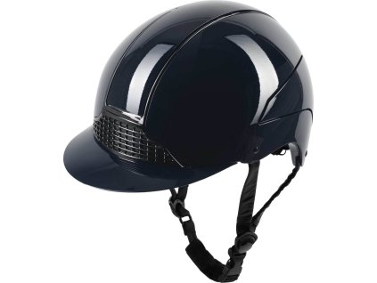 Kask jeździecki H24 Glossy SWING, blue glossy