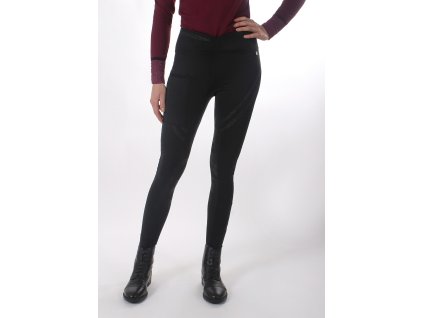 Legginsy Raquel QHP, z pełnym lejem, zimowe, damskie, czarne