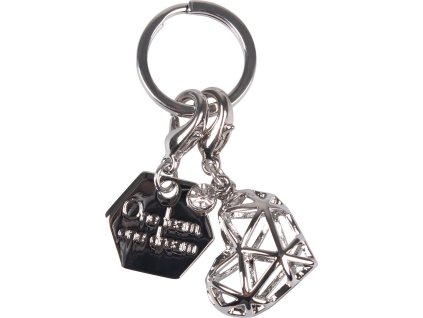 Ozdoba do ogłowia na szczęście QHP, serce, czarna