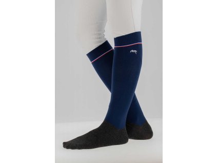 Podkolanówki Luxe Penelope, 2 pary, navy blue