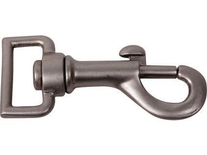 Karabińczyk obrotowy Q-essentials, srebrny