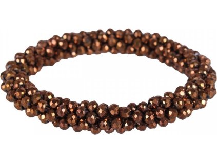 Gumka do włosów Shine QHP, miedziana