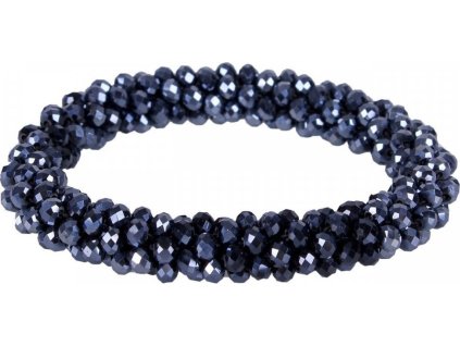 Gumka do włosów Shine QHP, granatowa