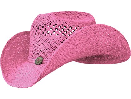 Kapelusz westernowy Coloured Tombstone, damski, pink