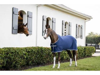 Derka chłodząca Jersey Pony Amigo, navy/titanium grey & silver