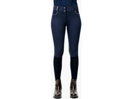 Bryczesy jeździeckie Newmarket Horseware, z lejem kolanowym, damskie, navy