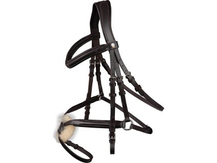 Ogłowie Standard Cancún X-line Waldhausen, brązowe