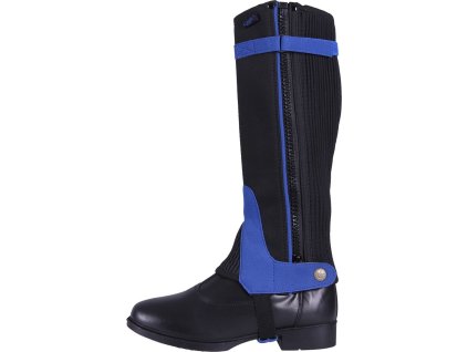 Mini czapsy z zamszu dla dzieci Q-essentials, czarno-niebieskie