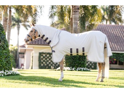 Letnia derka Amigo Ripstop Hoody Pony, z kapturem, silver/lime, navy, pink & blue