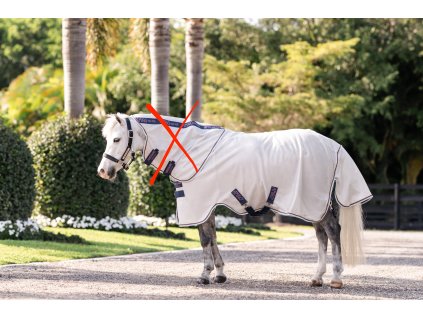 Derka przeciw owadom Amigo Bug Pony, silver/lime, navy, pink & blue