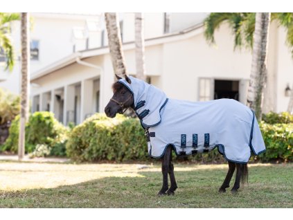 Derka przeciw owadom Falabella Amigo Petite Ripstop, z kapturem, azure blue/navy & electric blue