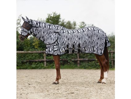 Derka przeciw owadom z maską i szyją QHP, Zebra