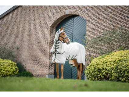 Derka przeciw owadom Rambo Hoody XL, z kapturem, chalk/hunter green & silver